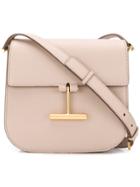 Tom Ford T Plaque Crossbody Bag - Pink
