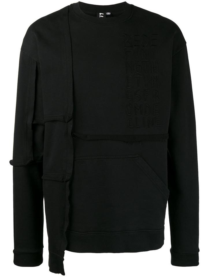 Liam Hodges - Aponysus Crew Neck Sweatshirt - Men - Cotton - S, Black, Cotton