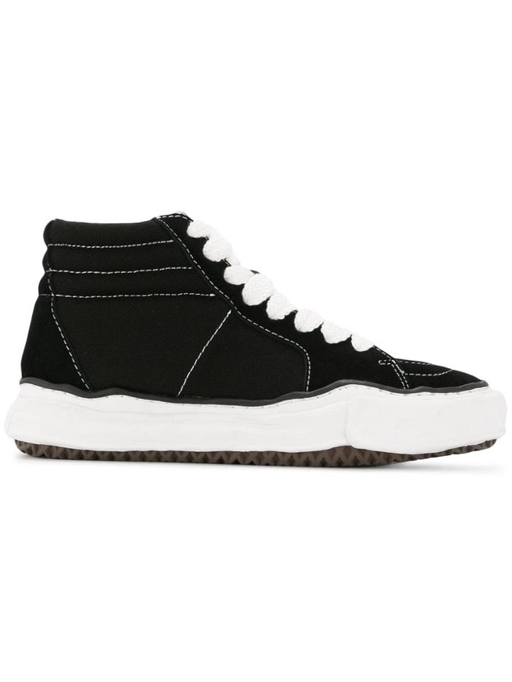 Maison Mihara Yasuhiro Hi-top Trainers - Black