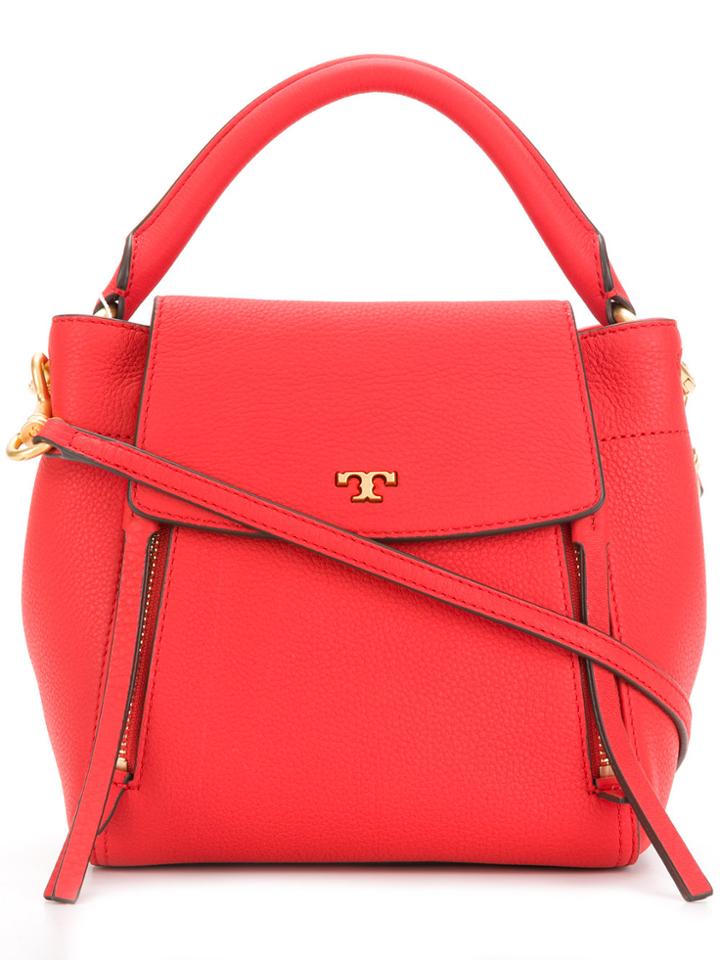 Tory Burch Half Moon Tote Bag - Red