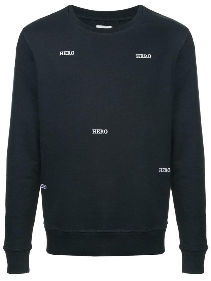 The Goodpeople Hero Embroidered Sweatshirt - Blue