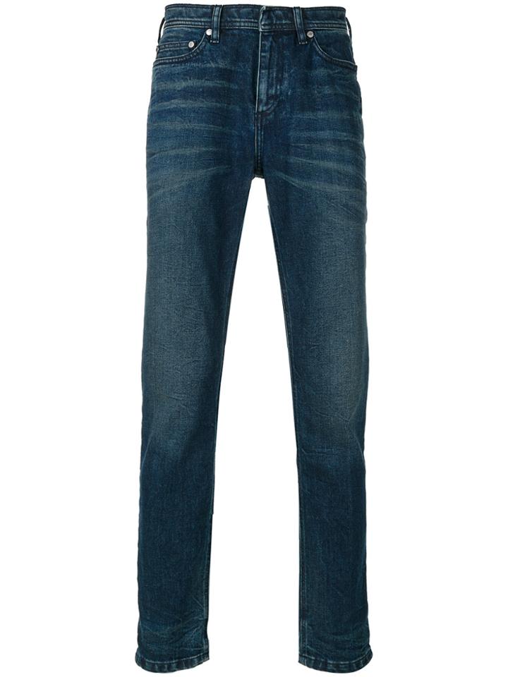 Neil Barrett Stonewashed Jeans - Blue