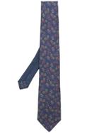 Etro Balloon Embroidered Tie - Blue