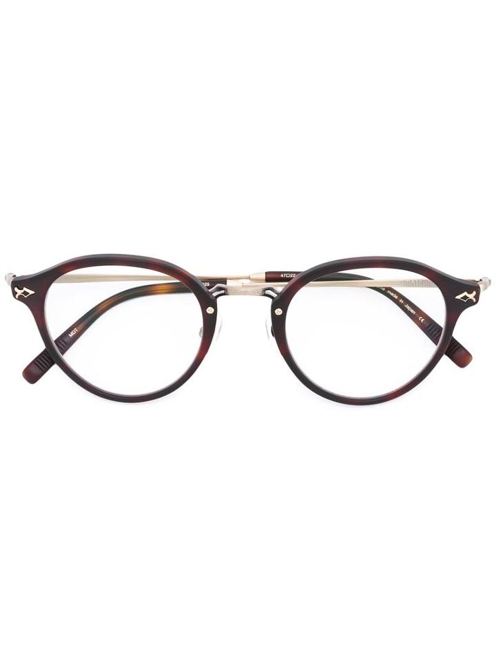 Matsuda 'm2029' Glasses, Brown, Acetate/metal