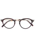 Matsuda 'm2029' Glasses, Brown, Acetate/metal