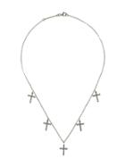 Federica Tosi Cross Necklace - Metallic