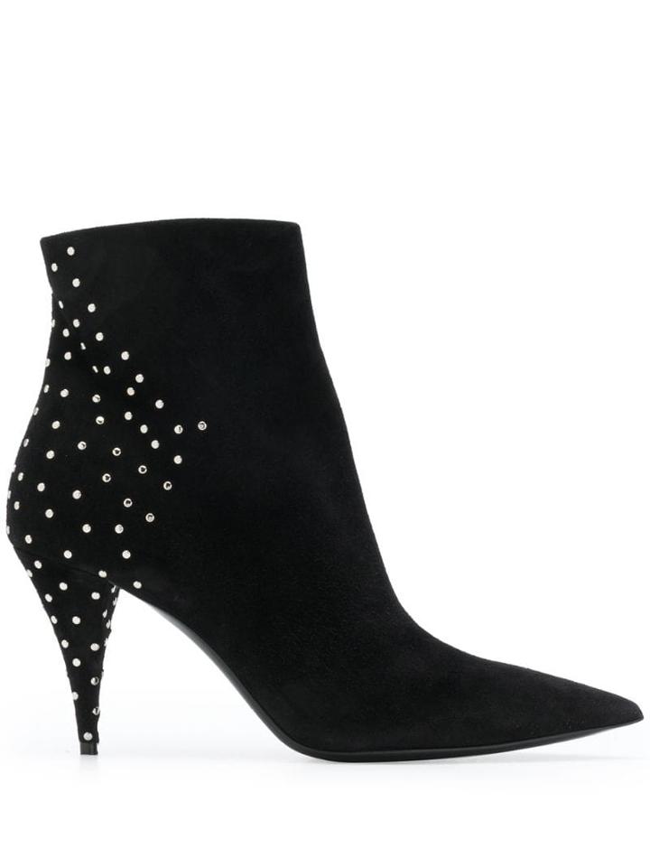 Saint Laurent Kiki 85 Boots - Black