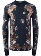 Dolce & Gabbana Floral Cross-stitch Print T-shirt