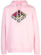 Burberry Graphic Logo Hoodie - Pink