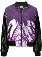 Chiara Ferragni Sequin Embellished Bomber Jacket - Pink