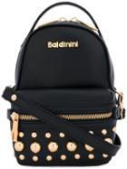 Small Studded Bag - Women - Silk/leather/metal - One Size, Black, Silk/leather/metal, Baldinini