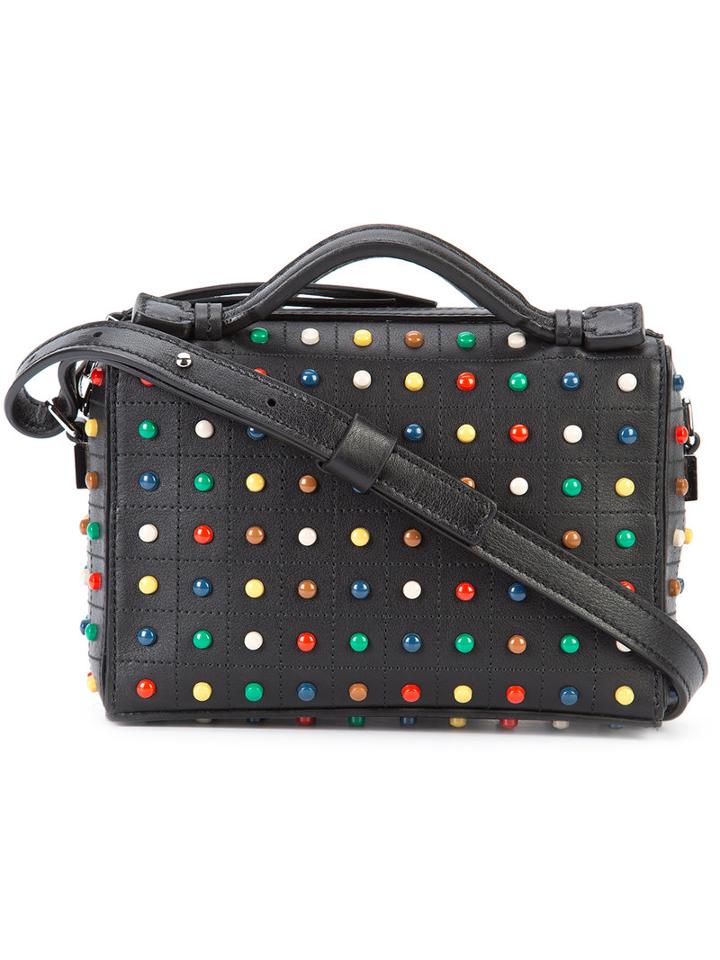 Tod's Studded Crossbody Bag, Women's, Black, Leather