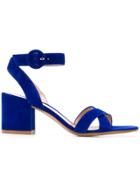 Gianvito Rossi Frida Block-heel Sandals - Blue