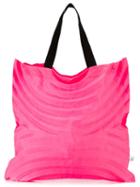 Issey Miyake Cauliflower Large Pleated Tote, Women's, Pink/purple, Polyester