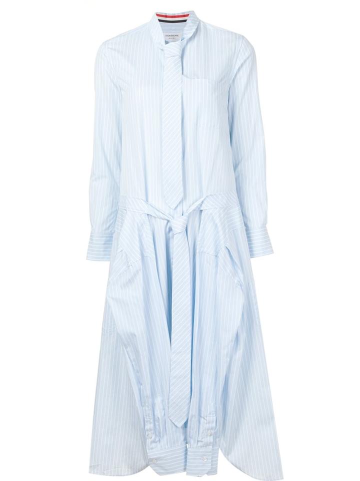Thom Browne Tie-collar Shirt Dress