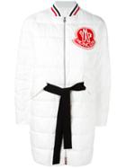 Moncler Gamme Rouge - Padded Parka - Women - Silk/cotton/feather Down/viscose - 2, White, Silk/cotton/feather Down/viscose