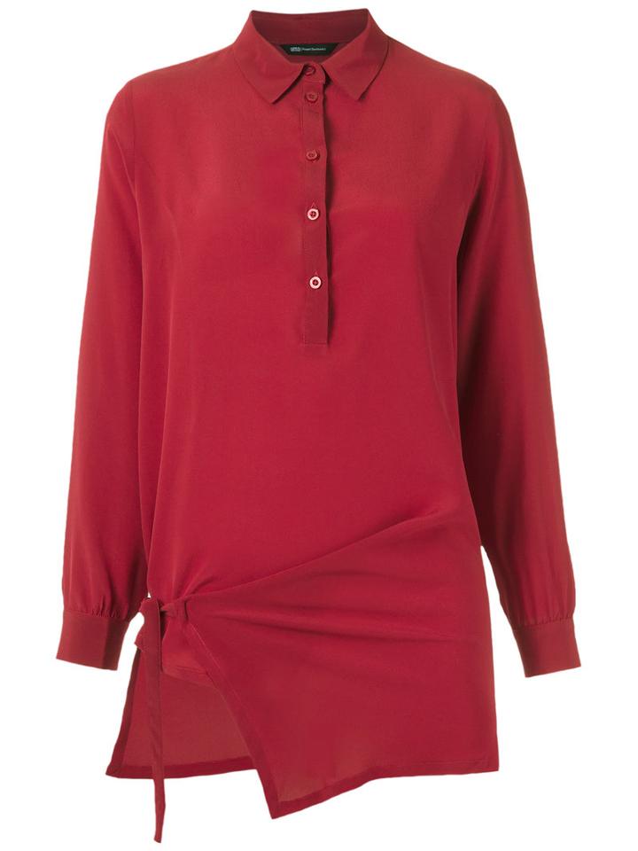 Uma Raquel Davidowicz - Silk Shirt - Women - Silk - 40, Red, Silk