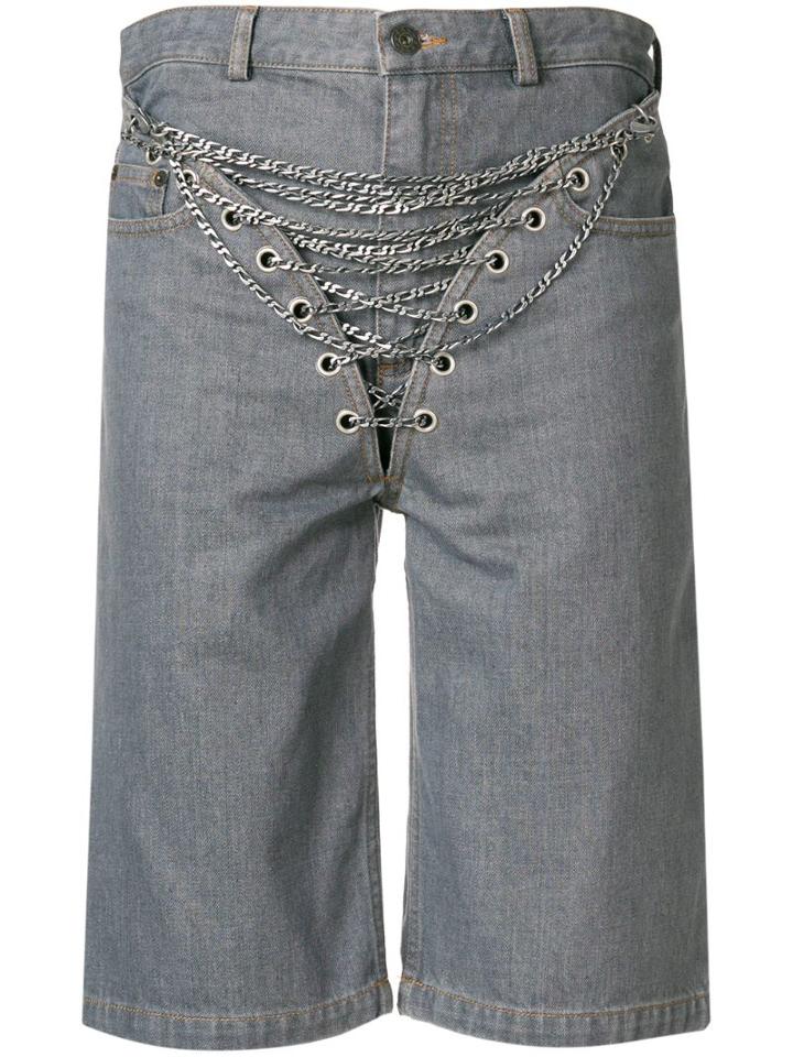 Y/project Chain Embellished Shorts - Grey