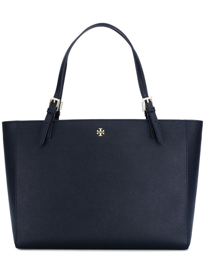 Tory Burch Large Double Handles Tote, Women's, Blue