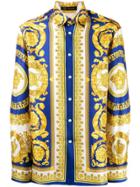 Versace Barocco Long Sleeved Shirt - White
