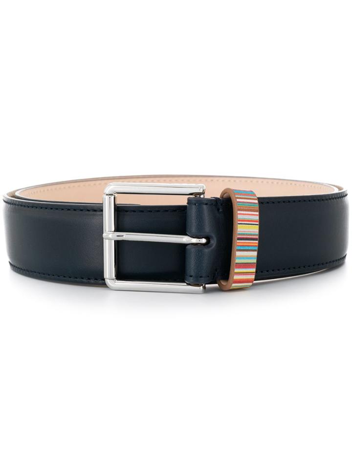 Paul Smith Colour-block Keeper Belt - Blue