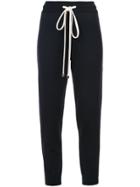 Oscar De La Renta Tapered Track Pants - Black