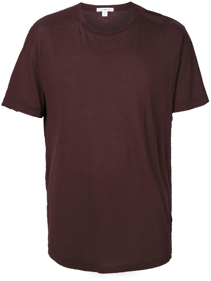 James Perse Plain T-shirt - Brown