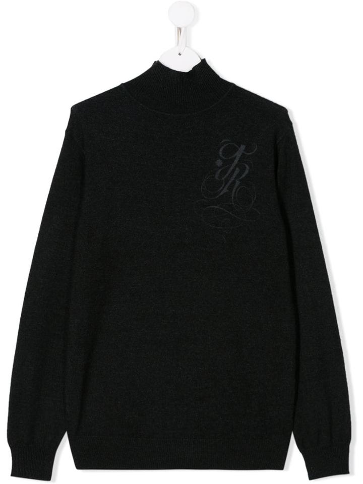John Richmond Junior Turtleneck Jumper - Grey