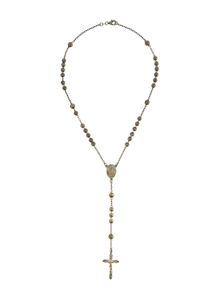 Dolce & Gabbana Vintage Crucifix Necklace - Metallic