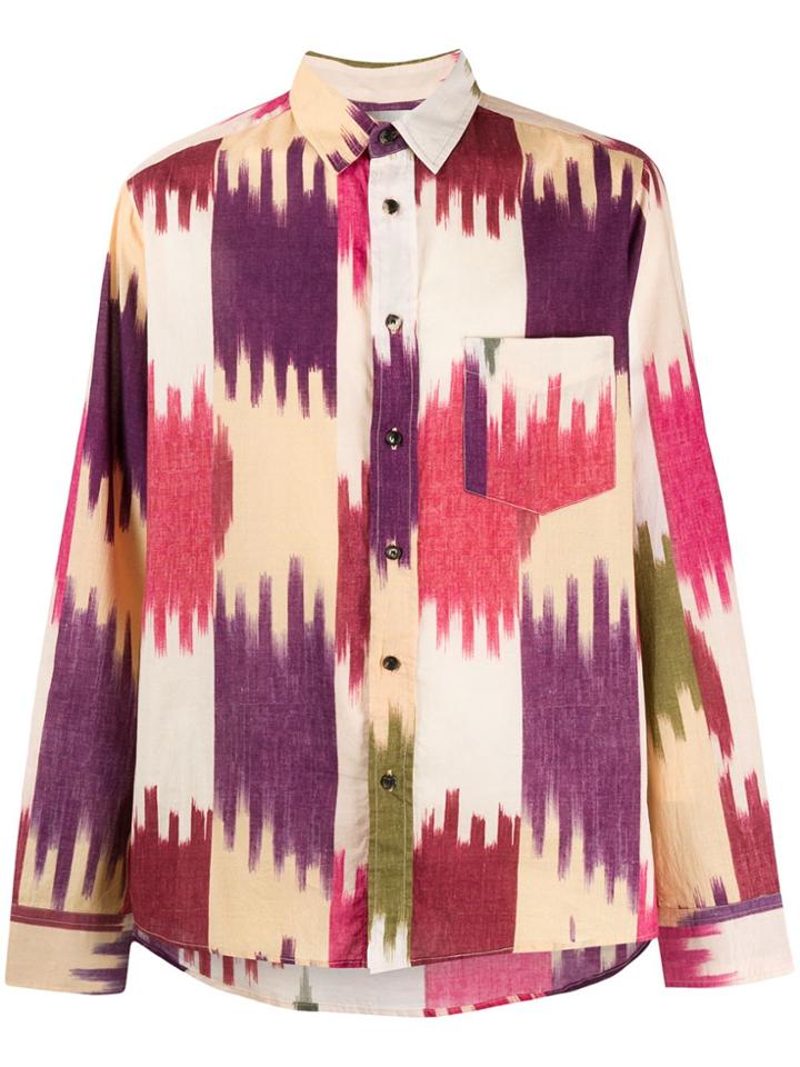 Isabel Marant Ilako Graphic-print Shirt - Neutrals