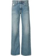 Simon Miller Wide Leg Jeans, Women's, Size: 25, Blue, Cotton