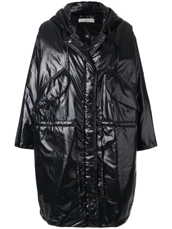 Golden Goose Deluxe Brand Metallic Zipped Coat - Black