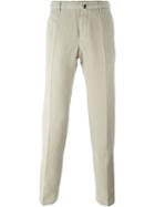 Incotex Chino Trousers, Men's, Size: 52, Nude/neutrals, Linen/flax/cotton