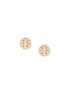 Tory Burch Miller Circle Stud Earring - White