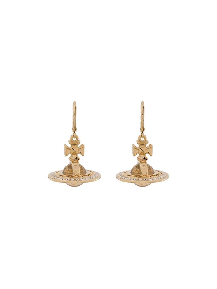 Vivienne Westwood Orb Drop Earrings - Gold