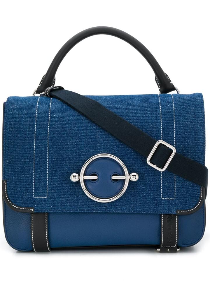 Jw Anderson Disc Satchel - Blue