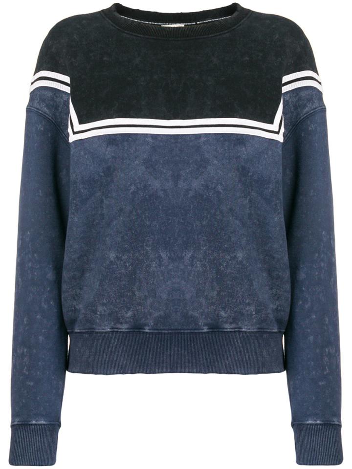 Each X Other Washed Out Loose Sweatshirt - Blue