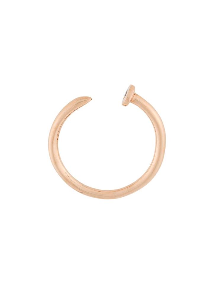 Sydney Evan 'nail' Ring, Women's, Metallic