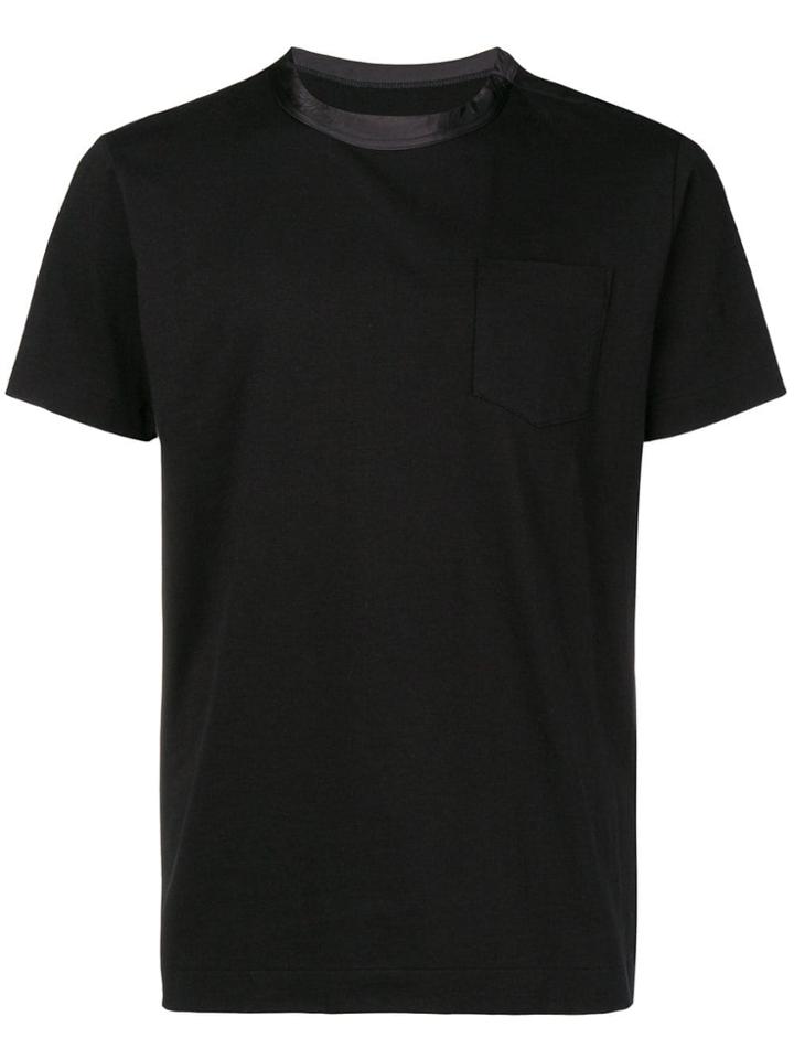 Sacai Short-sleeve Fitted T-shirt - Black