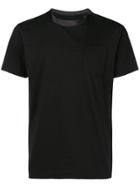 Sacai Short-sleeve Fitted T-shirt - Black