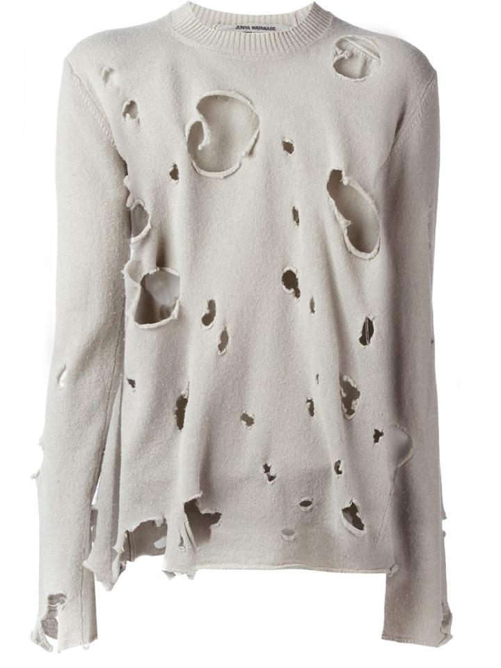 Junya Watanabe Comme Des Garçons Vintage Distressed Jumper