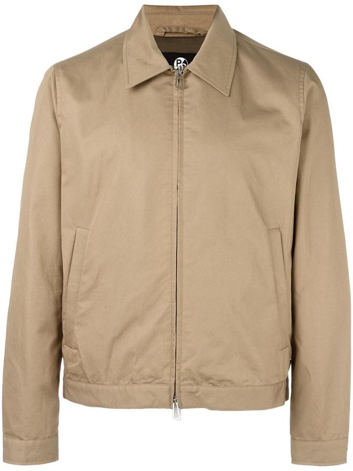 Ps By Paul Smith Zipped Short Jacket, Men's, Size: Small, Nude/neutrals, Polyester/cotton