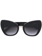 Dolce & Gabbana Eyewear Oversized Cat-eye Sunglasses - Black
