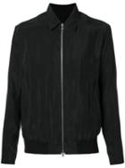 Harmony Paris - Zipped Shirt Jacket - Men - Cupro - 52, Black, Cupro