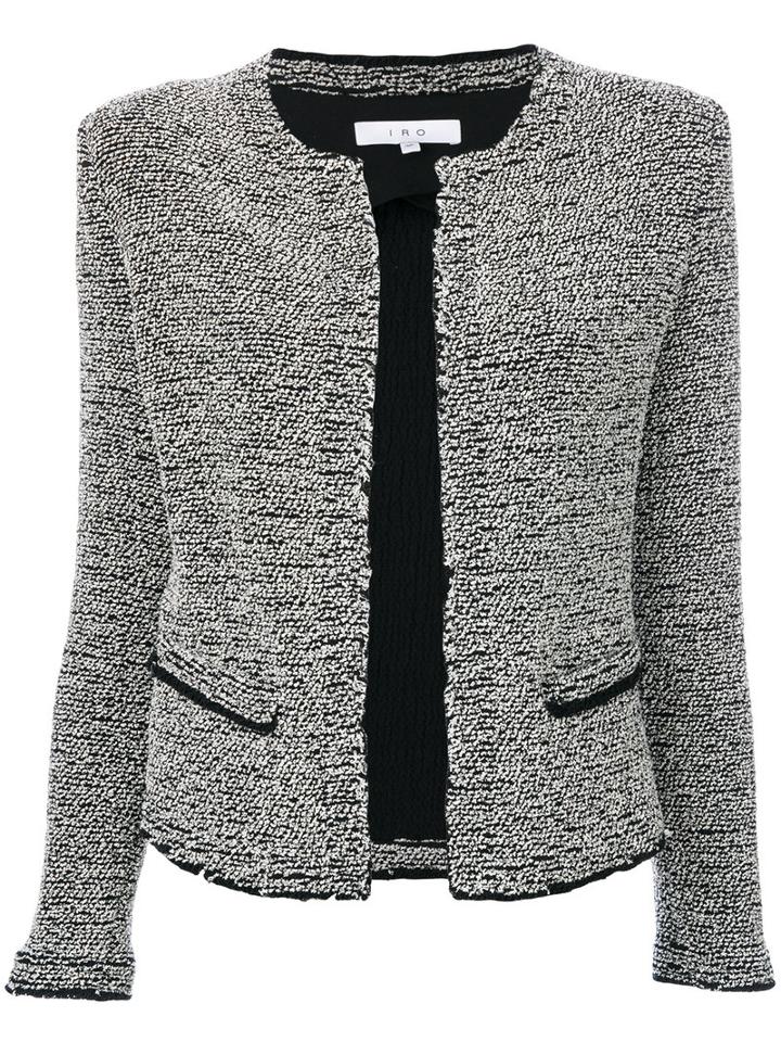 Iro - Tweed Jacket - Women - Cotton/polyamide/polyester/viscose - 38, Black, Cotton/polyamide/polyester/viscose