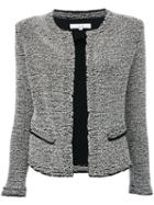 Iro - Tweed Jacket - Women - Cotton/polyamide/polyester/viscose - 38, Black, Cotton/polyamide/polyester/viscose