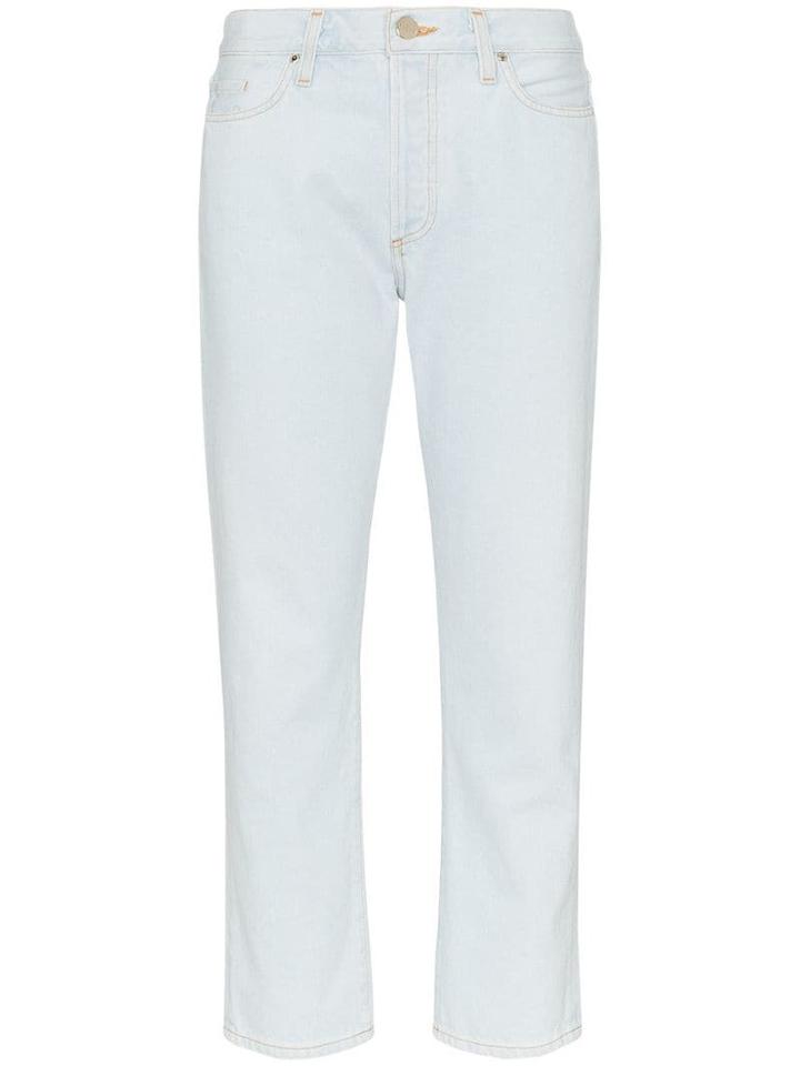 Goldsign Pale Blue The Low Slung With Clean Set Of Pockets Jeans