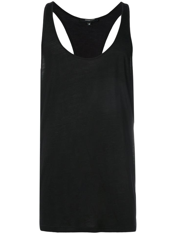 Unconditional Oversized Racer Back Vest - Black