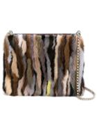 Christian Louboutin 'triloubi' Shoulder Bag, Women's, Mink Fur/calf Leather/suede