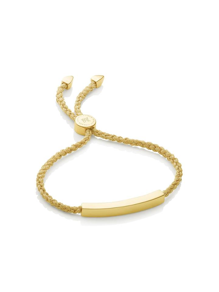 Monica Vinader Gp Linear Bracelet - Gold